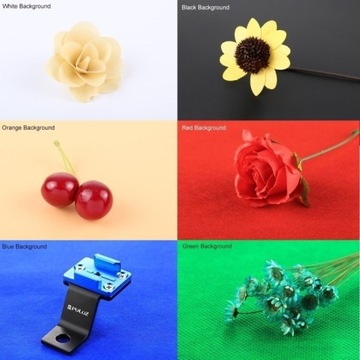 PULUZ БЕЗТЕННАЯ ФОТОТЕНТА 40 СМ LED 5500K 2X1200LM + ЧЕХОЛ