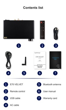 ЦАП Topping E70V Velvet Bluetooth 5.1