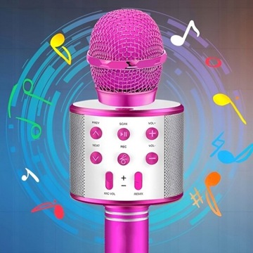 ZESTAW SŁUCHAWKI NAUSZNE DLA DZIECI KOCIE USZY + MIKROFON KARAOKE BLUETOOTH