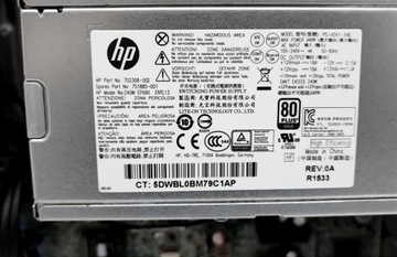 HP EliteDesk 800 G1 SFF i5-4590, 16 ГБ ОЗУ, без диска