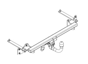NOVÝ ODEPÍNACÍ ZAŘÍZENÍ(HÁK) TÁŽNÝ DO FORD TRANSIT-TOURNEO CONNECT VAN 05.2018-