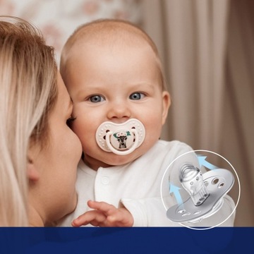 LOVI Набор из 4 динамических сосок 0-3 м, коллекции Buddy Bear + I LOVE