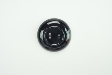 Черный переключатель с двойным разъемом, круглый чердак, переключатель света на чердаке