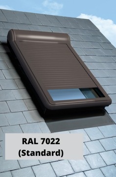 Roleta zewnętrzna Fakro ARZ Solar, 78x118 RAL 7022