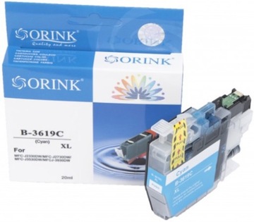 Orink LC3619 LC3617 J2330dw J2730dw J3530dw J3590dw J3930dw LC-3619 Cyan