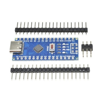 МИКРОКОМПЬЮТЕРНЫЙ МОДУЛЬ NANO V3.0 CH340 ATmega328 USB C, СОВМЕСТИМЫЙ С ARDUINO