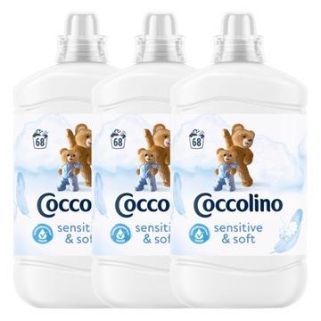 Кондиционер для белья Coccolino Creations Sensitive & Soft, 1,7 л, 3 шт.