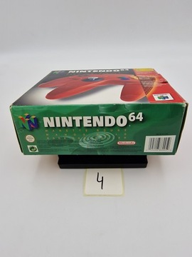 ОРИГИНАЛЬНЫЙ ПАНЕЛЬ NINTENDO 64, КРАСНАЯ КАРТОННАЯ КОРОБКА