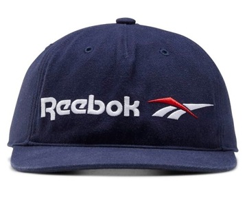 REEBOK CZAPKA Z DASZKIEM GRANATOWA LOGO 0Z0B1_B*