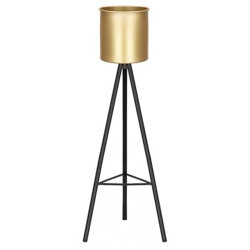 СОВРЕМЕННАЯ МЕТАЛЛИЧЕСКАЯ ПОДСТАВКА ДЛЯ ЦВЕТОВ, ПОДСТАВКА ДЛЯ ЦВЕТОВ, 45,5 см, LOFT GOLD