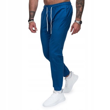 MF145 r. XL Jeansy ze Ściągaczami JOGGERY MĘSKIE