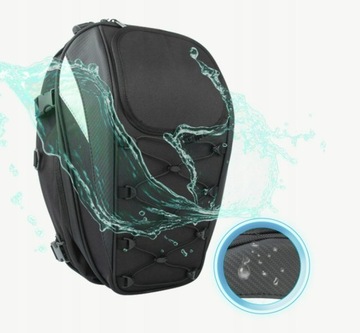 СУМКА ДЛЯ МОТОЦИКЛА ДЛЯ ЗАДНЕГО СИДЕНИЯ ДЛЯ ШЛЕМА 15л BSDDP