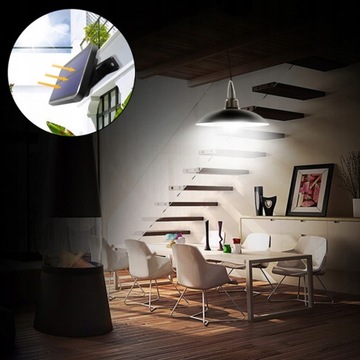 Żyrandol x2 Lampa Solarna LED Wisząca PILOT ZESTAW