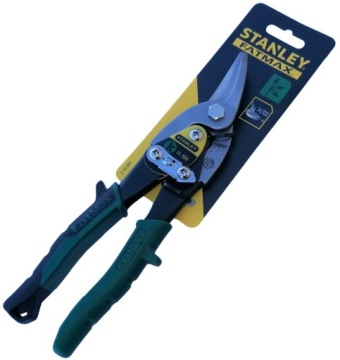 STANLEY Nożyce blachy PRAWE 1,2mm odgięte FATMAX