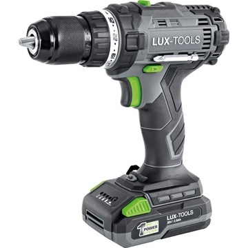 LUX-Tools Wiertarko-wkrętarka A-BS-20 Set akumulatorowa 20V 2Ah