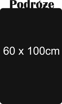 Ogromna Masywna Tablica Magnetyczna na magnesy z podróży PODRÓŻE 60x100 cm