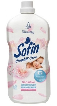 Sofin płyn do płukania Sensitive 1,8l 72xpranie dla alergików, dzieci soft