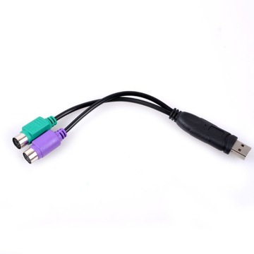 Адаптер PS/2 к USB, старая мышь, клавиатура, WIN 10, 8, старый разъем PS2