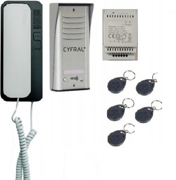 UNIFONE DIGITAL SMART 5P WHITE универсальный (4,5,6) для аналоговых домофонов