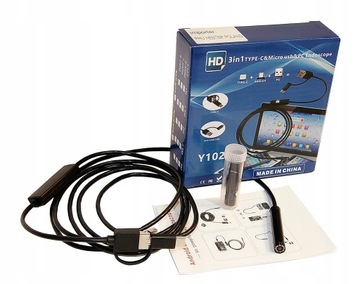 Endoskop Kamera Inspekcyjna 1600x1200p USB C micro do telefonu komputera