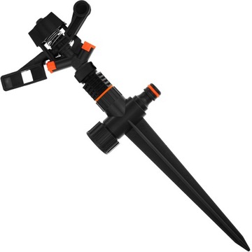 Zraszacz Ogrodowy Obrotowy Pulsacyjny 360° Wbijany Bradas na Kolcu 17m