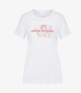 Armani Exchange t-shirt 3RYTEL YJ8TZ 1000 biały S