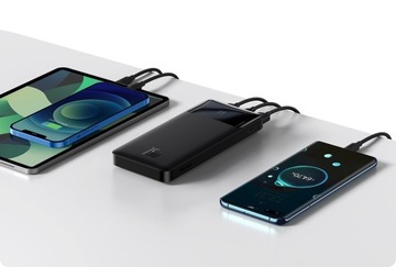 BASEUS POWER BANK 10000 МАч, 15 Вт, USB USB-C TYPE-C PD 3A СО светодиодным дисплеем