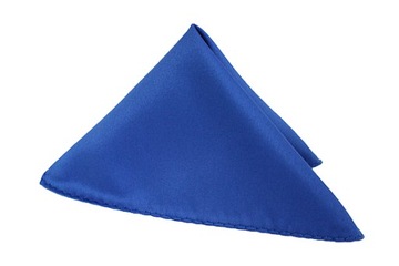 СИНИЙ УЗКИЙ НАБОР ГАЛСТУК + Квадратный КАРМАН ТРУБКИ