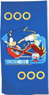 SONIC DUŻY RĘCZNIK SONIK KOT JEŻ BASEN DLA DZIECKA 70X140