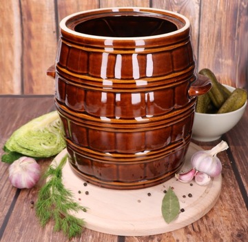 КЕРАМИЧЕСКАЯ БОЧКА ДЛЯ СБОРА 8 Л.