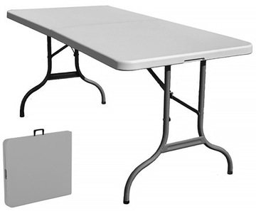 STÓŁ SKŁADANY 240 cm x 86 cm DUŻY stolik ogrodowy