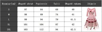 Ręcznie robiona róża haftowana sukienka wieczorowa