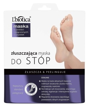 L'Biotica maska złuszczająca do stóp skarpeta 40ml