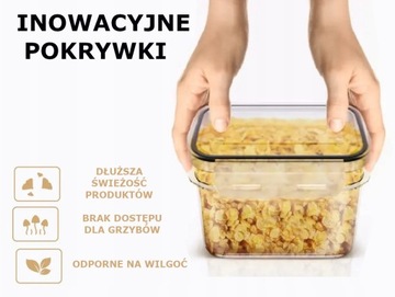 24 шт ЗАКРЫТЫЕ ПЛАСТИКОВЫЕ КОНТЕЙНЕРЫ ПИЩЕВЫЕ 6 шт x (0,8л+1,4л+2л+2,8л)