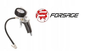 PISTOLET DO POMPOWANIA KÓŁ OPON Z MANOMETREM 0-16 BAR FORSAGE