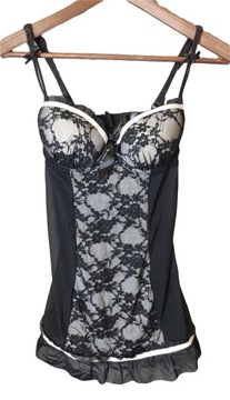 HUNKEMOLLER halka gorset czarna M