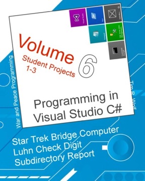 Wolf, Tim R War and Peace - Programming C# 6 Vol.: SQL Databases, input pan