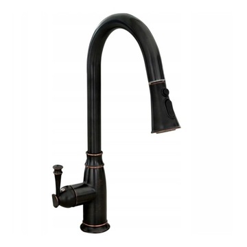 Bateria Kuchenna Deco Black Retro Wyciągana Rea