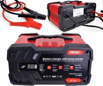 ВЫПРЯМИТЕЛЬ С ФУНКЦИЕЙ ПУСКА 12В/24В 75А ЗАПУСК