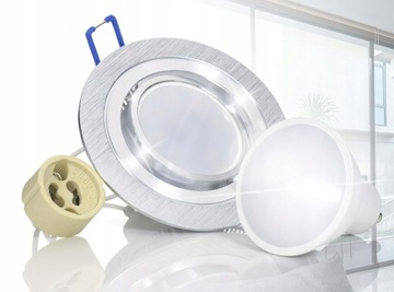 SET 30x GU10 Светодиодная лампа SET 7W + светильник