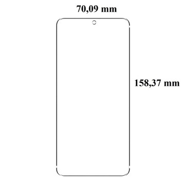 SZKŁO HARTOWANE z OTWOREM do Xiaomi Redmi Note 12 4G
