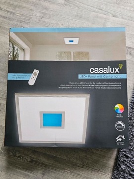 Plafon sufitowy LED RGB Casalux 24W zmiana temperatury barwowej Pilot