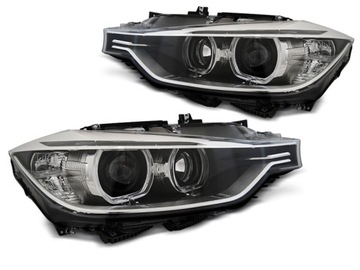 LAMPY PRZÓD BMW F30/F31 11-15 LED BLACK XENON LOOK