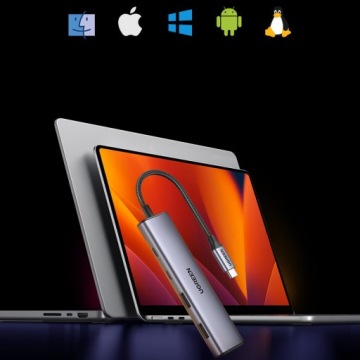 АДАПТЕР UGREEN HUB НАДЕЖНЫЙ МНОГОФУНКЦИОНАЛЬНЫЙ USB C НА 2 x USB A / 2 x USB-C