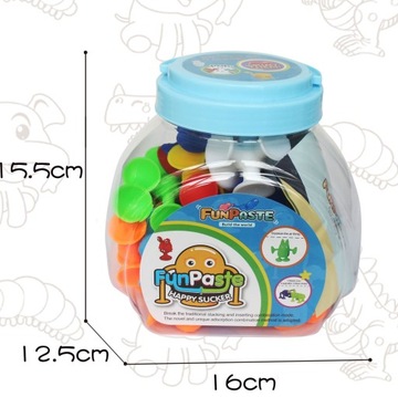 Мягкие силиконовые блоки на присоске.