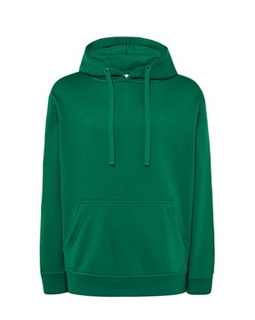 Bluza z Kapturem Męska zielony Kangur r.M