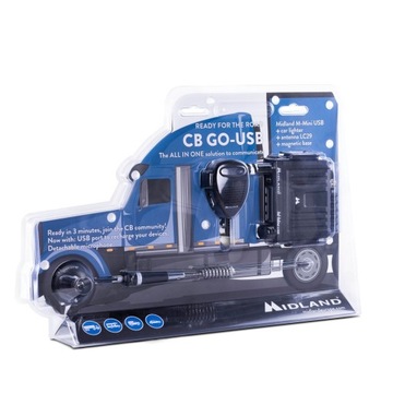 CB RADIO MIDLAND M-MINI USB + ANTENA MAGNES LC29