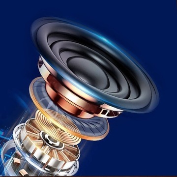 ZESTAW KARAOKE 2 MIKROFONY BEZPRZEWODOWY PRZENOŚNY GŁOŚNIK BLUETOOTH LED