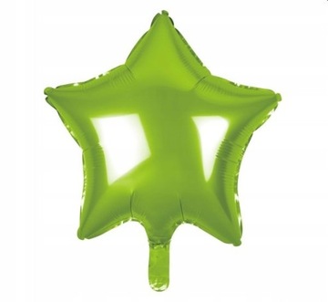 Balon foliowy 19 cali Gwiazda jasnozielona