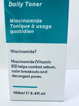 Q+A - NIACINAMIDE DAILY TONER, 100ML - REGULUJĄCY TONIK Z NIACYNAMIDEM